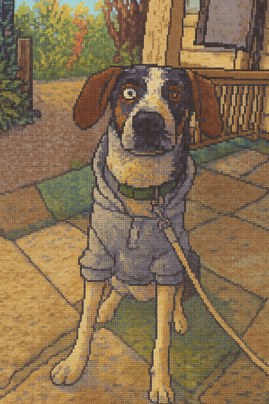 A wanted poster for Toki, a very cute dog